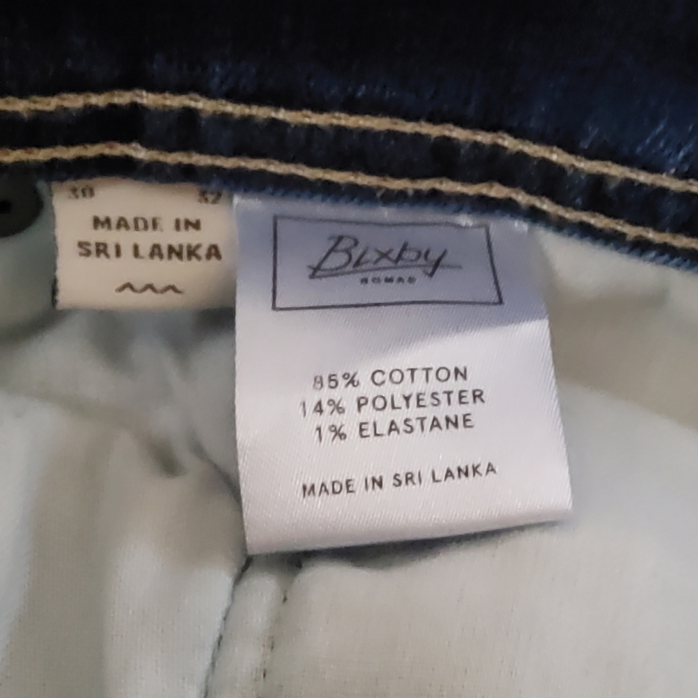 Bixby Slim Denim Jeans Size 38 x 32 - Picture 10 of 11